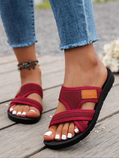 Lyra | Women's Mesh Buckle Strap Slide