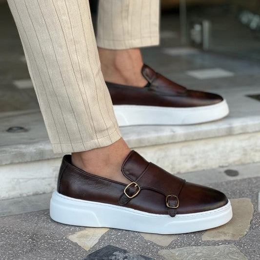 Joachim | Men's Leather Buckle Strap Loafer