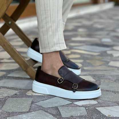 Joachim | Men's Leather Buckle Strap Loafer
