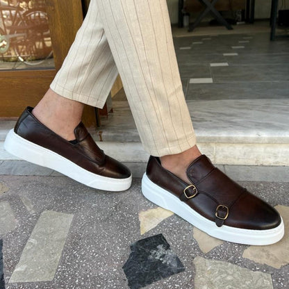 Joachim | Men's Leather Buckle Strap Loafer