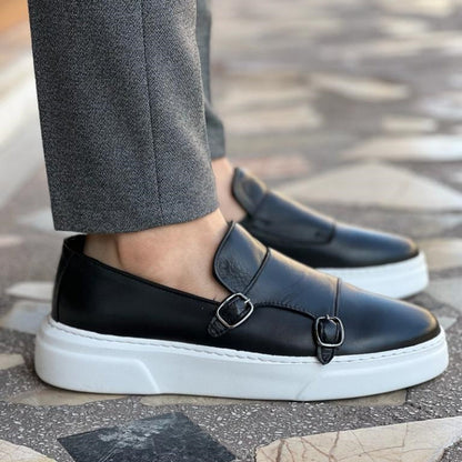 Joachim | Men's Leather Buckle Strap Loafer