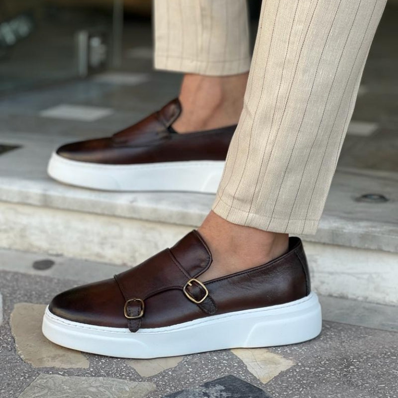 Joachim | Men's Leather Buckle Strap Loafer