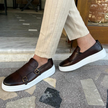 Joachim | Men's Leather Buckle Strap Loafer