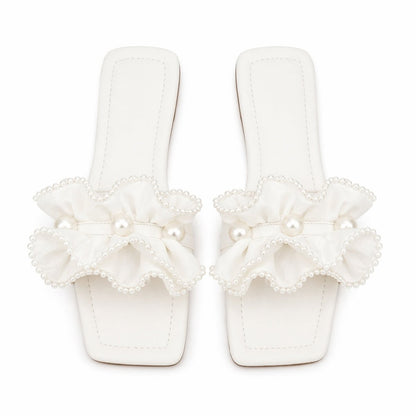 Brenda | Women's Ruched Smooth Slide