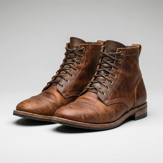 Leo | Men's Textured Dial Ankle Boot