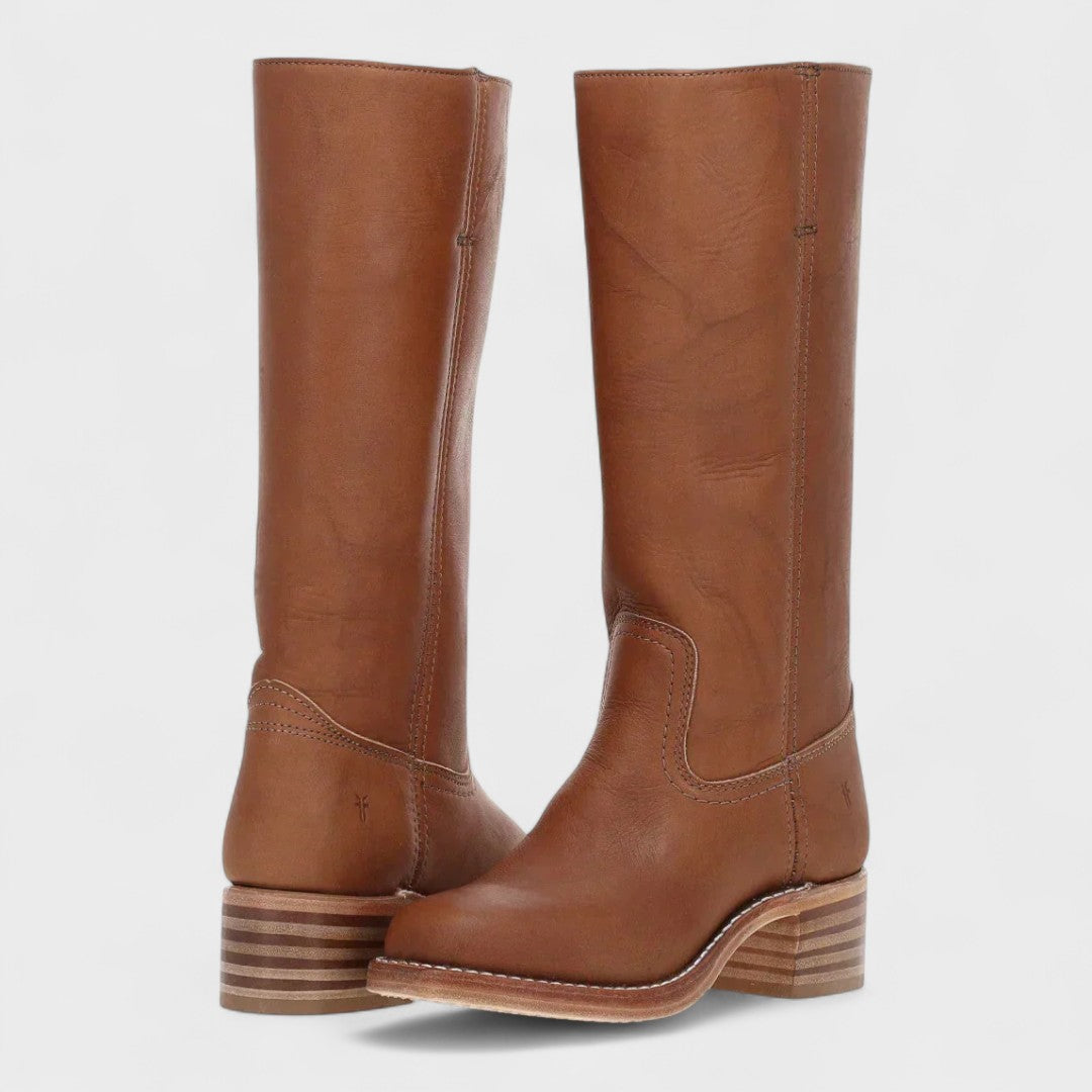Liese | Women's Leather Lace Up Western Boot