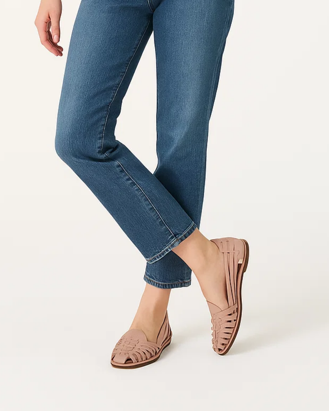 Lorna | Women's Cut Out Leather Look Sandal