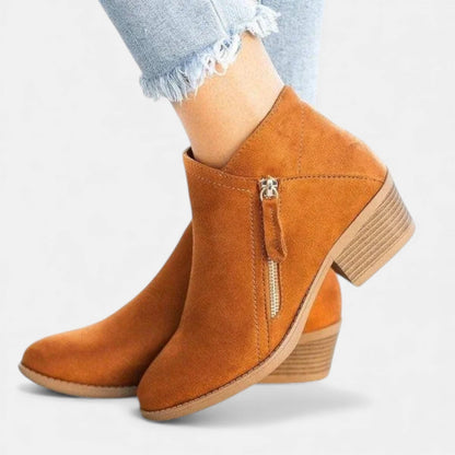 Sable | Women's Leather Wide Fit Ankle Boot
