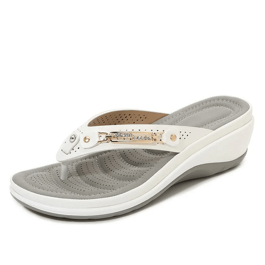 Marina | Women's Wedge Grooved Flip Flop