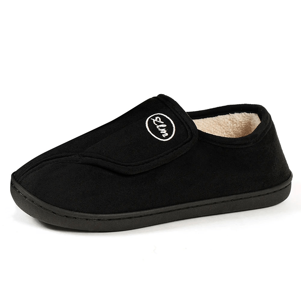 Georg | Men's Suede Look Wide Fit Slipper