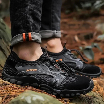 Ian | Men's Mesh Round Toe Hiking Shoe