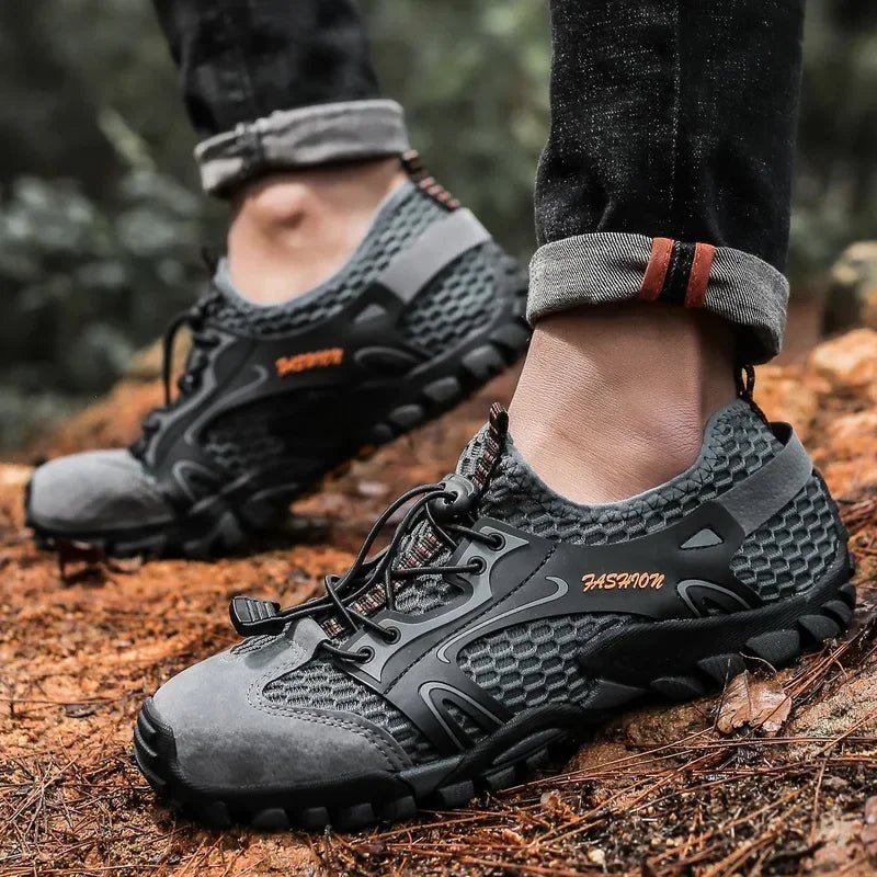 Ian | Men's Mesh Round Toe Hiking Shoe