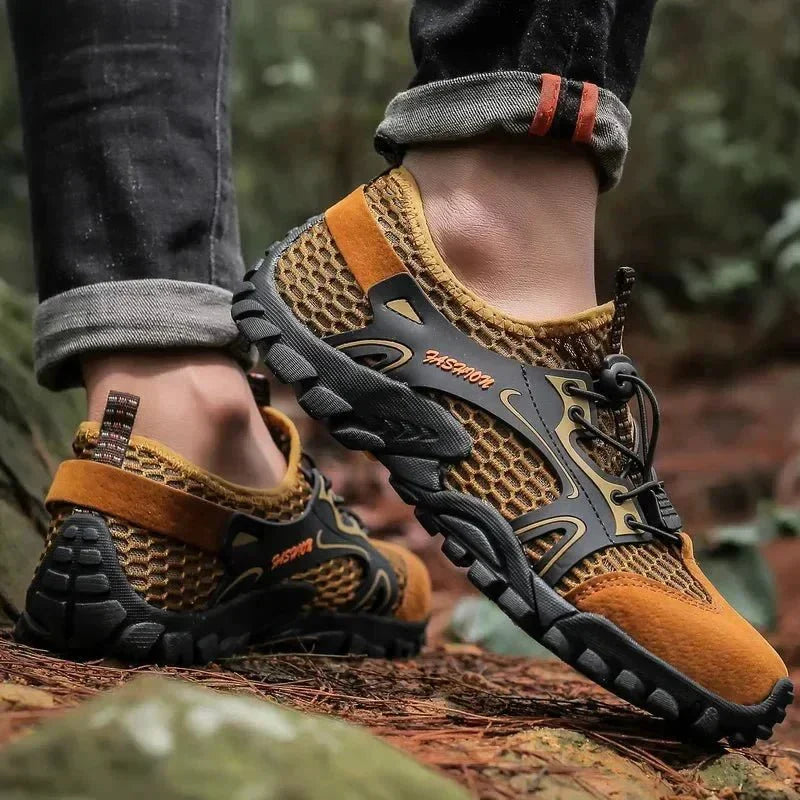 Ian | Men's Mesh Round Toe Hiking Shoe