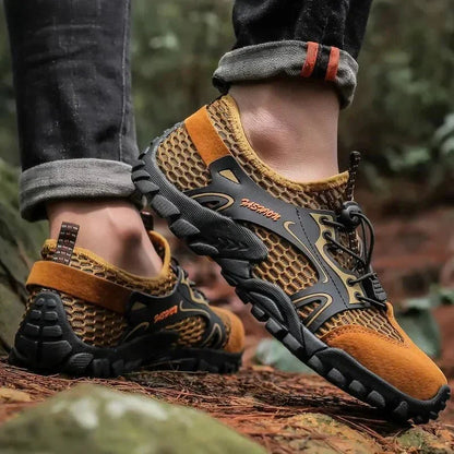 Ian | Men's Mesh Round Toe Hiking Shoe