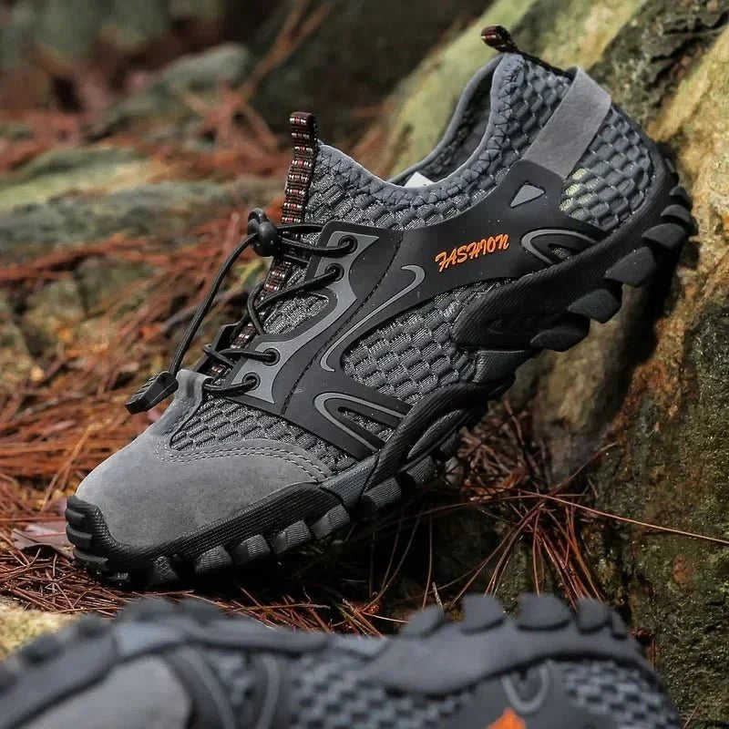 Ian | Men's Mesh Round Toe Hiking Shoe