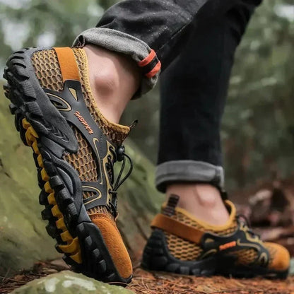 Ian | Men's Mesh Round Toe Hiking Shoe