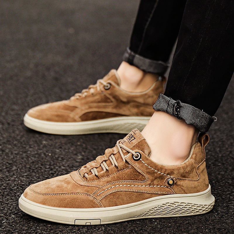 Robert | Men's Woven Suede Sneaker