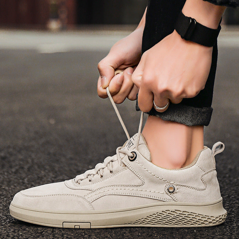 Robert | Men's Woven Suede Sneaker