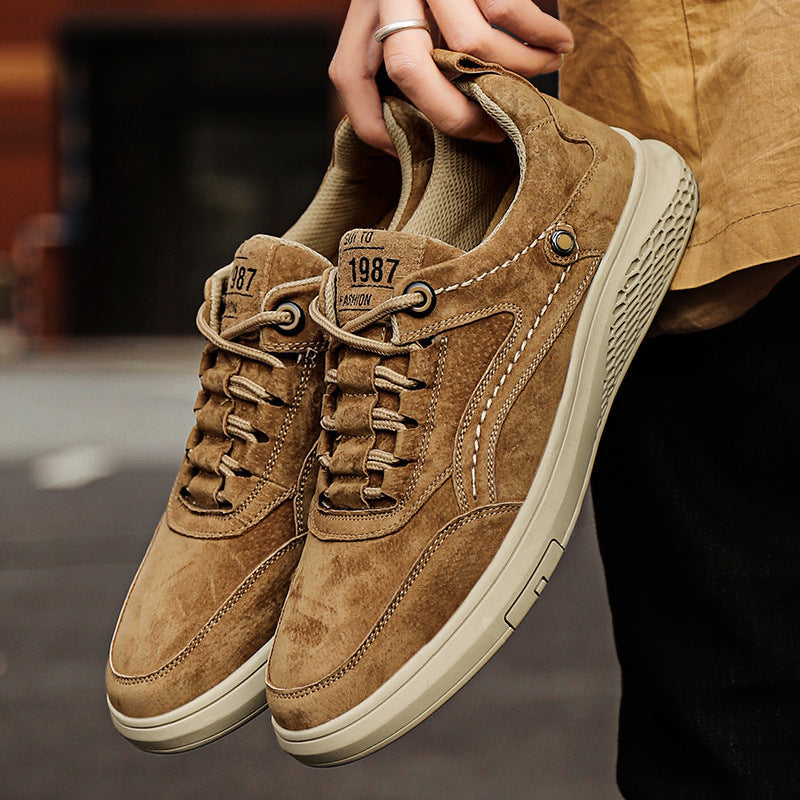 Robert | Men's Woven Suede Sneaker