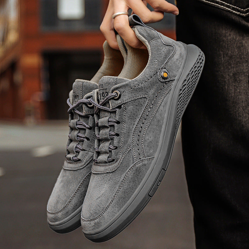 Robert | Men's Woven Suede Sneaker