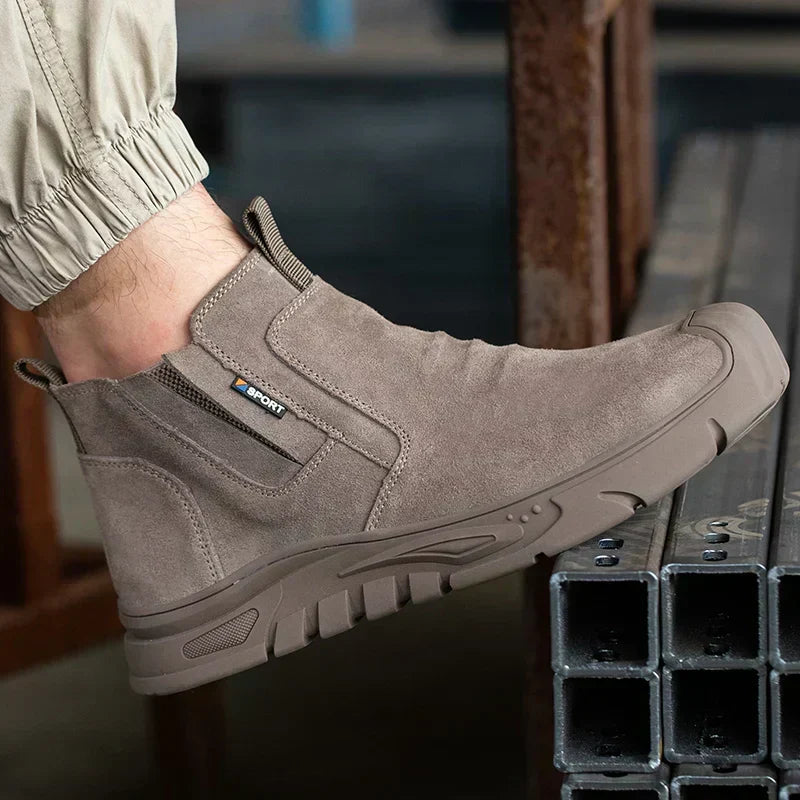 Thijs | Men's Slip on Grooved Work Boot