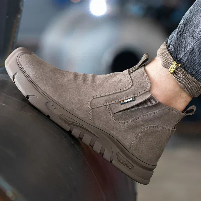 Thijs | Men's Slip on Grooved Work Boot