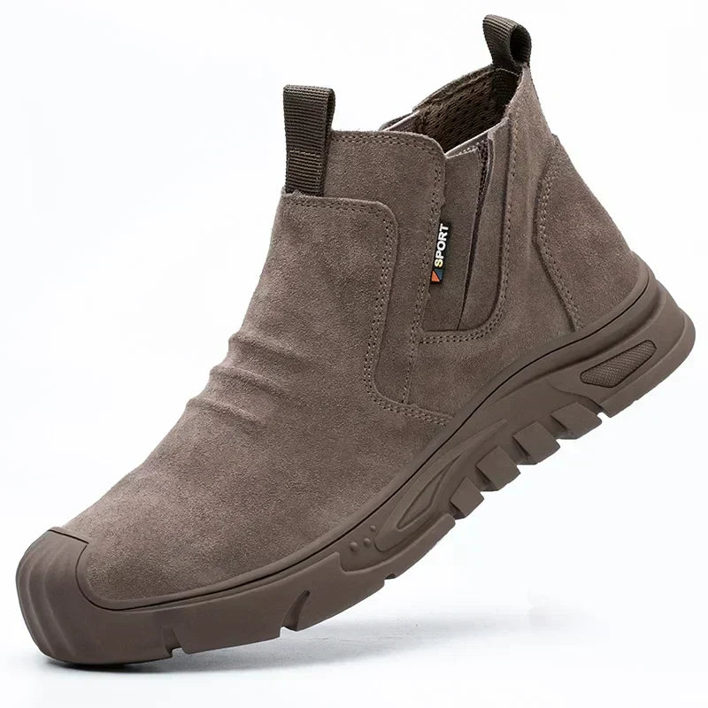 Thijs | Men's Slip on Grooved Work Boot