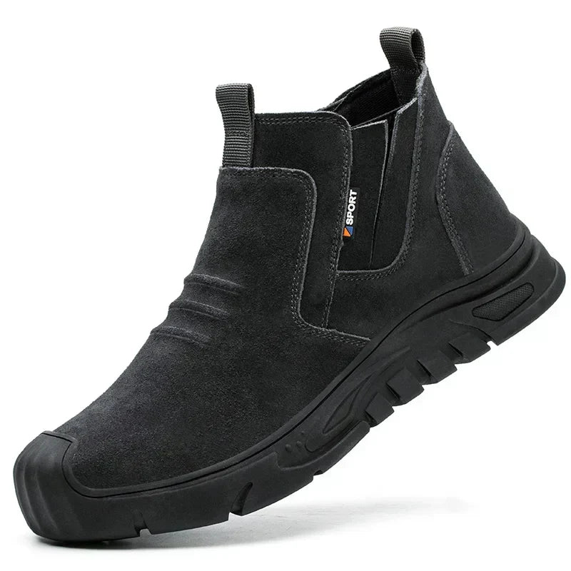 Thijs | Men's Slip on Grooved Work Boot