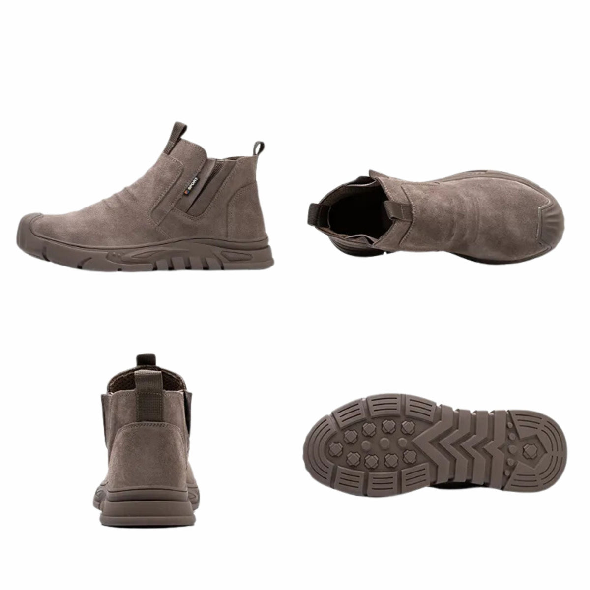 Thijs | Men's Slip on Grooved Work Boot