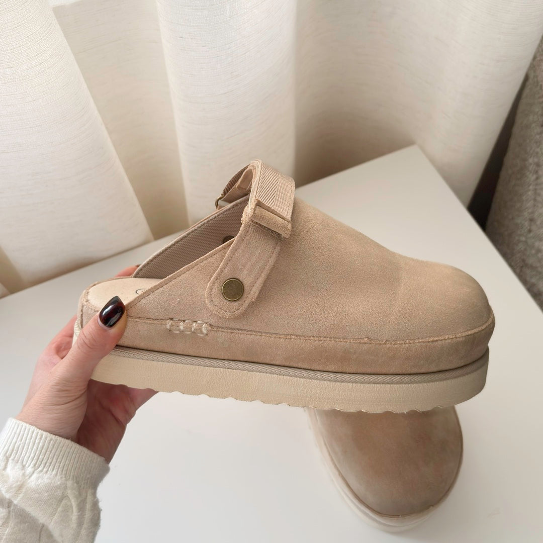 Brigitta | Women's Suede Slip on Mule