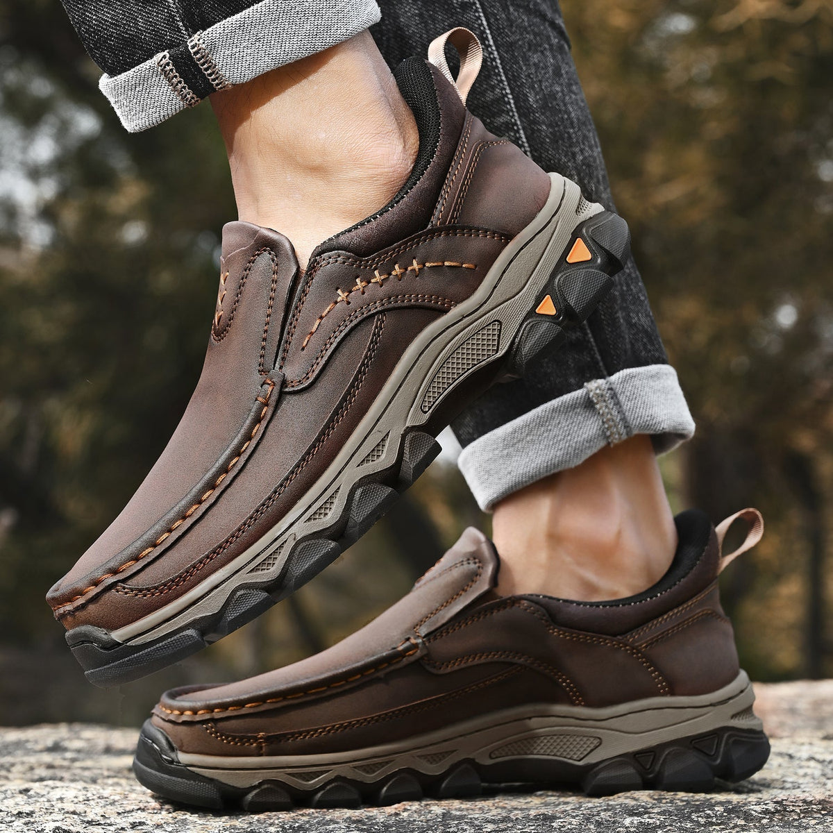 Nathaniel | Men's Smooth Slip on Sneaker
