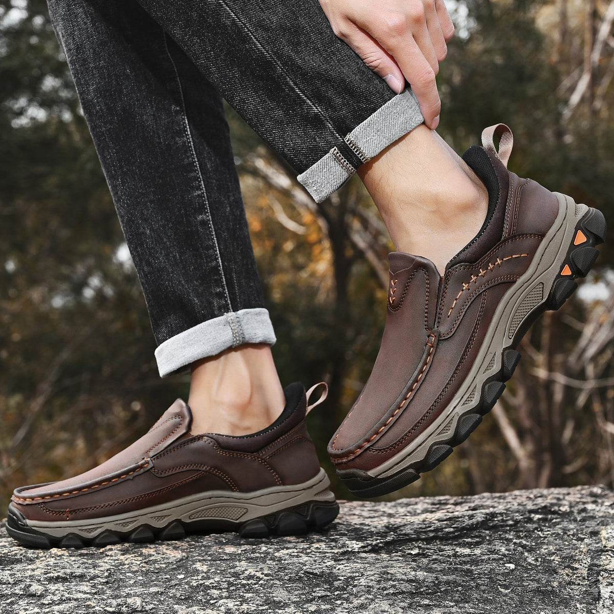 Nathaniel | Men's Smooth Slip on Sneaker