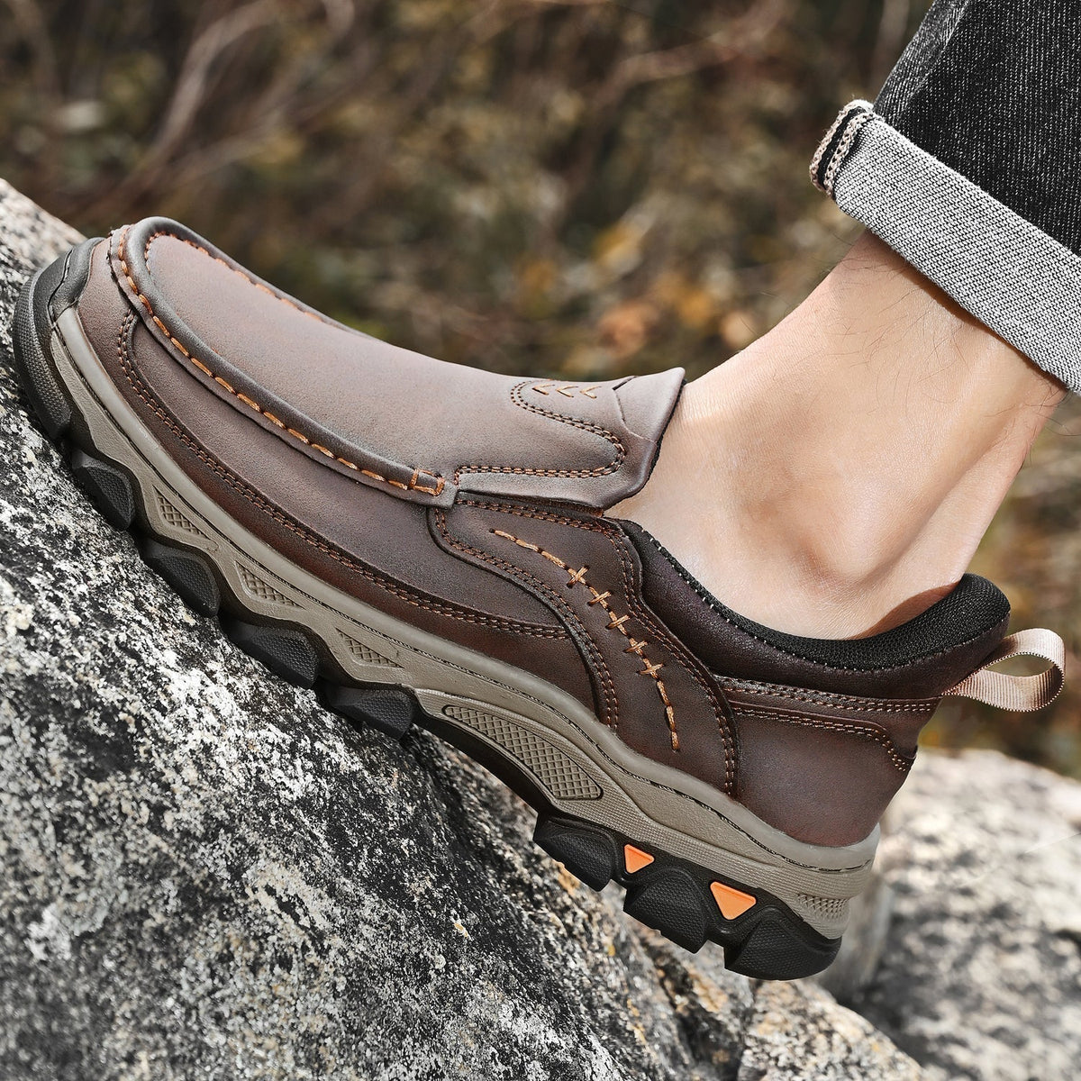 Nathaniel | Men's Smooth Slip on Sneaker