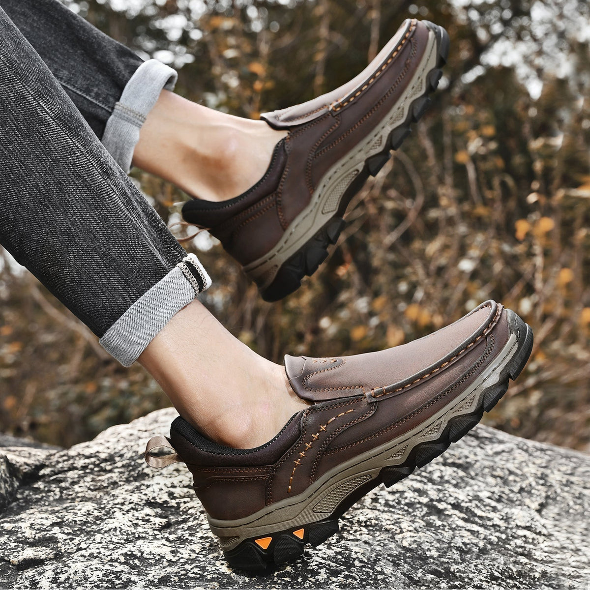 Nathaniel | Men's Smooth Slip on Sneaker