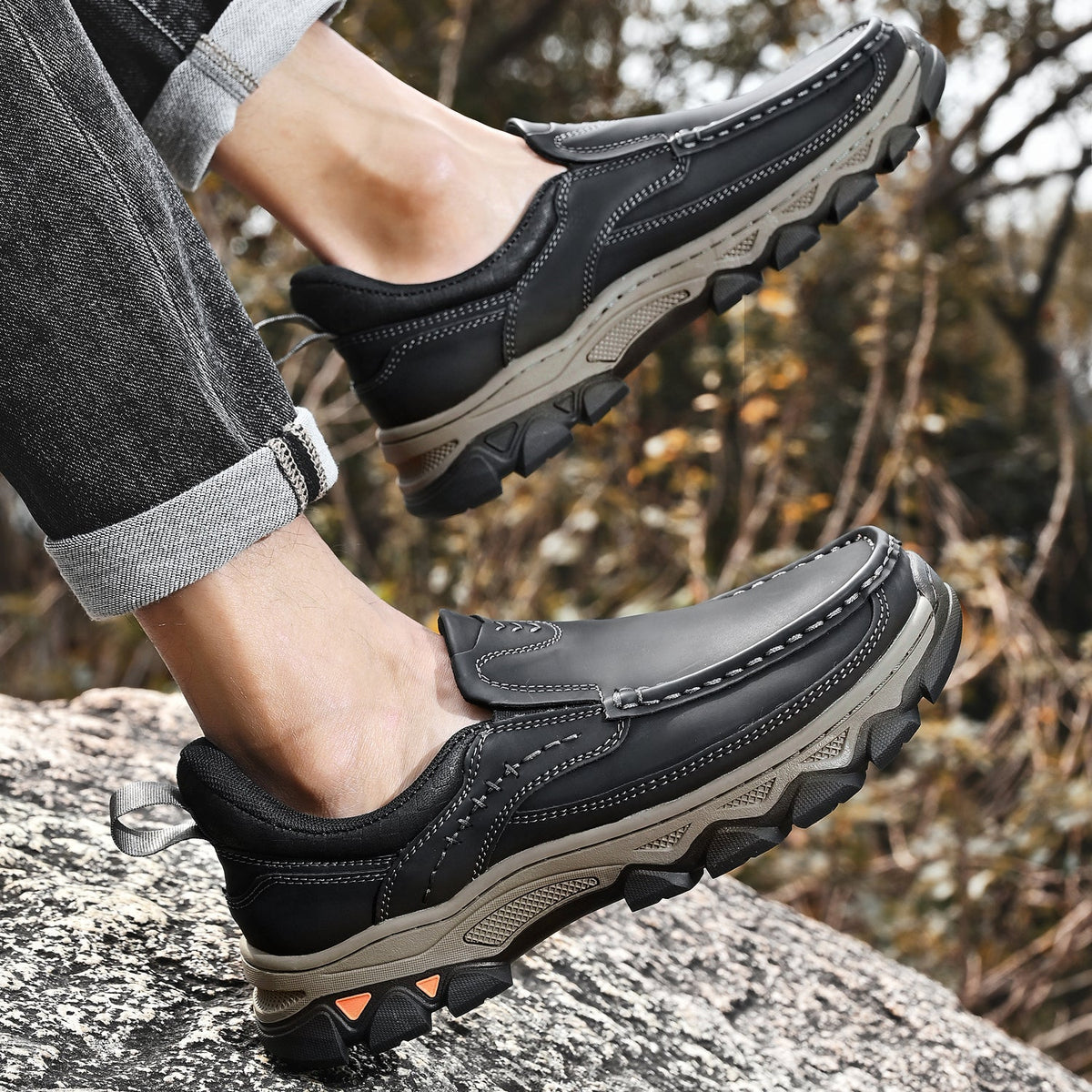 Nathaniel | Men's Smooth Slip on Sneaker