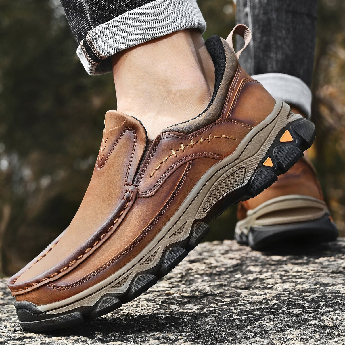 Nathaniel | Men's Smooth Slip on Sneaker