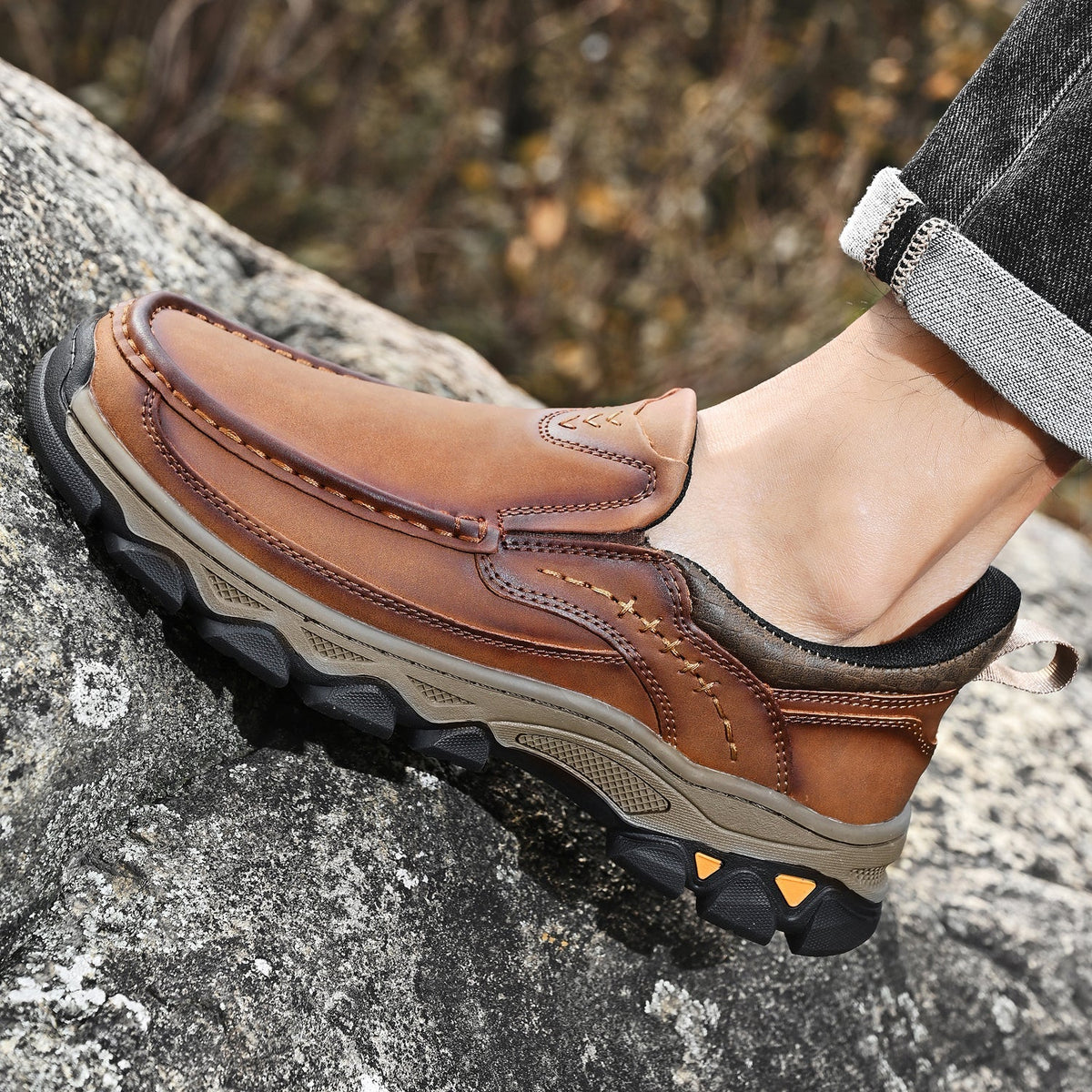 Nathaniel | Men's Smooth Slip on Sneaker