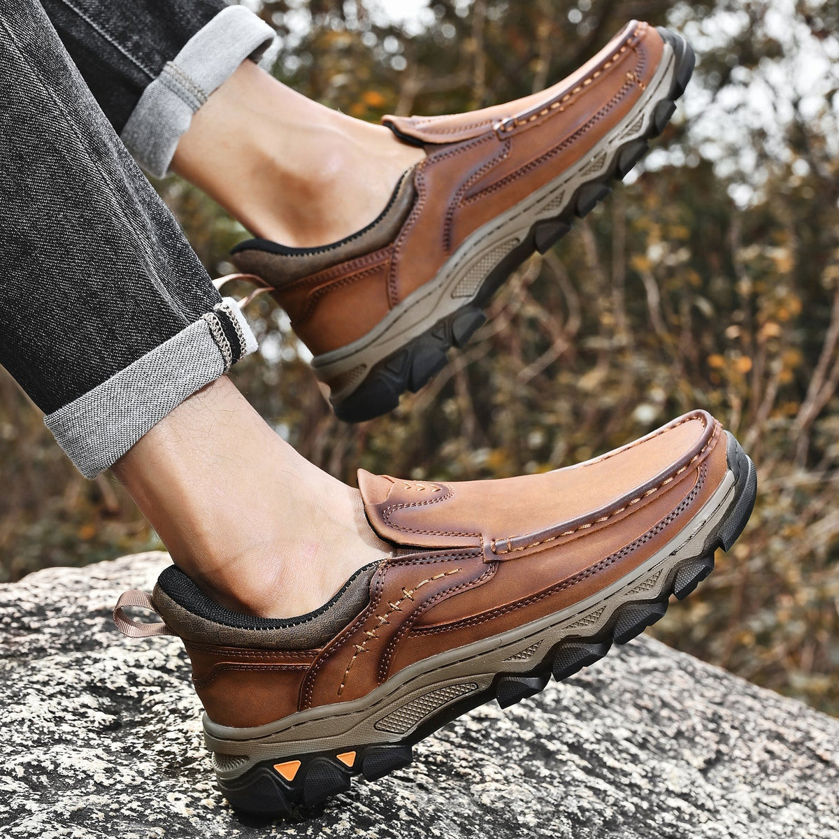 Nathaniel | Men's Smooth Slip on Sneaker
