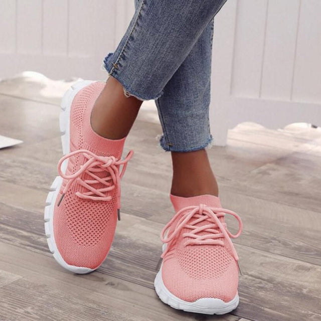 Oda | Women's Mesh Lace Up Sneaker