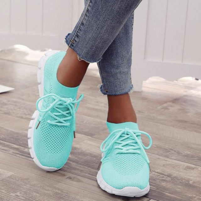 Oda | Women's Mesh Lace Up Sneaker