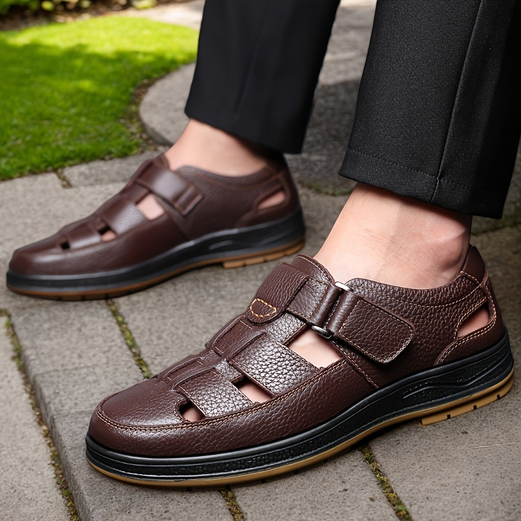 Pieter | Men's Cut Out Textured Sandal