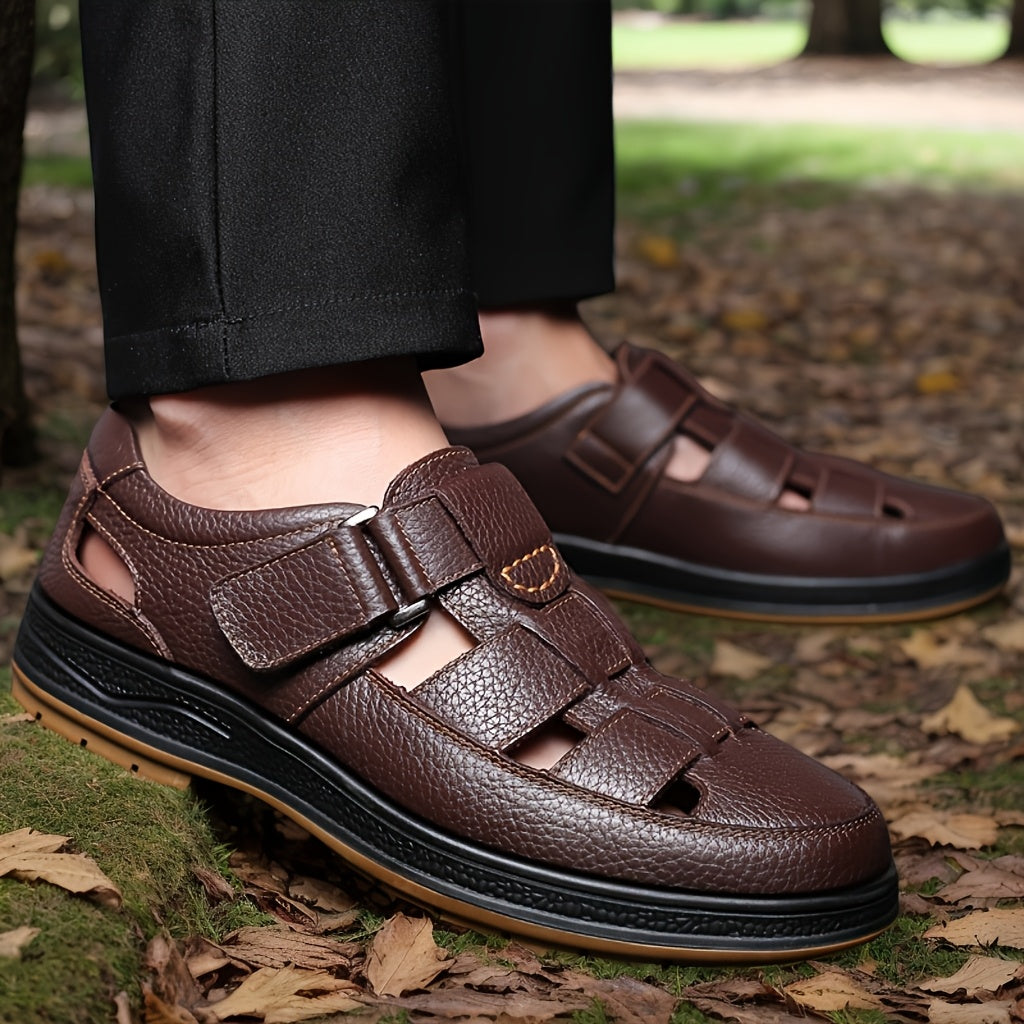 Pieter | Men's Cut Out Textured Sandal
