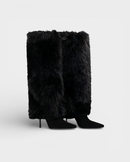 Wren | Women's Textured Suede Look Knee High Boot