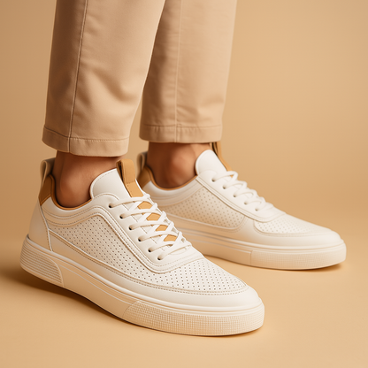 Roald | Men's Smooth Flat Profile Sneaker