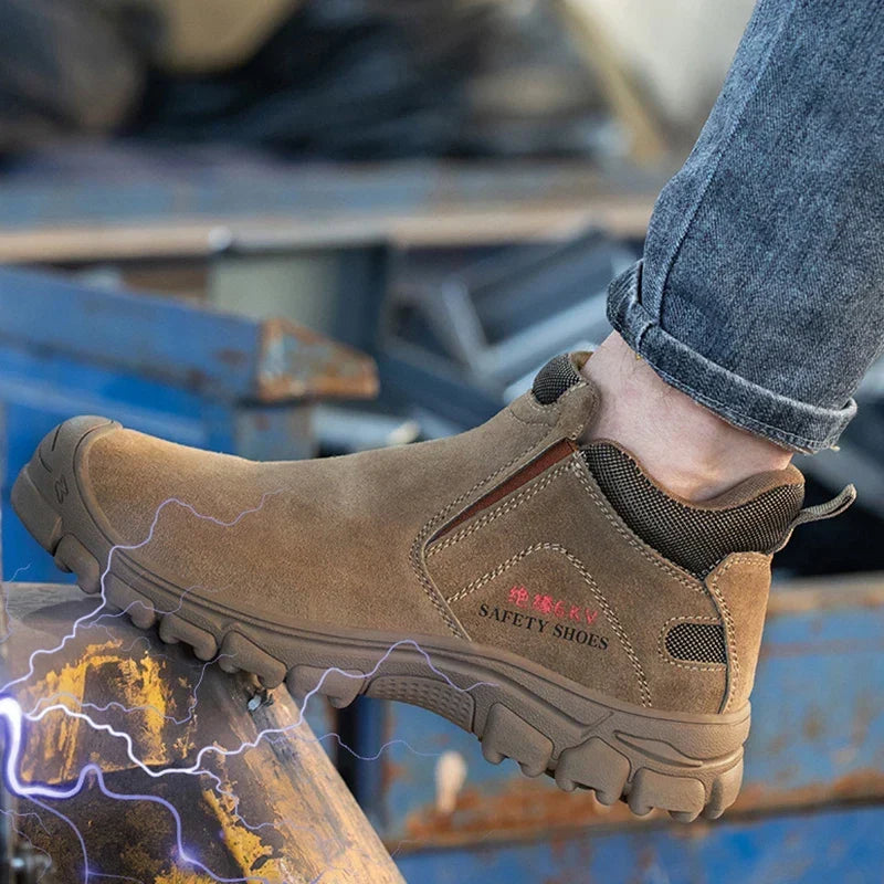Roland | Men's Smooth Grooved Work Boot