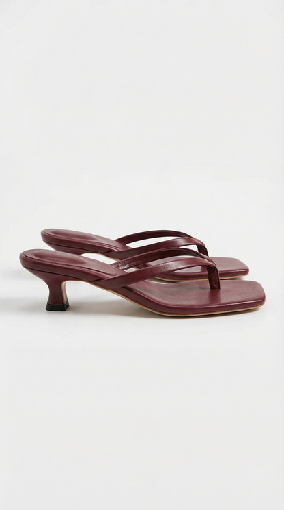 Lidia | Women's Square Toe Flat Profile Flip Flop