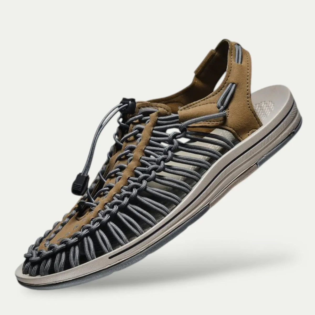 Sander | Men's Woven Leather Look Sneaker