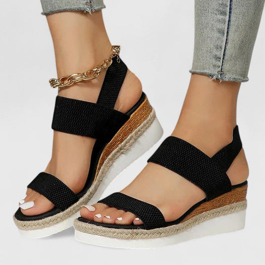 Signe | Women's Open Toe Flat Profile Sandal