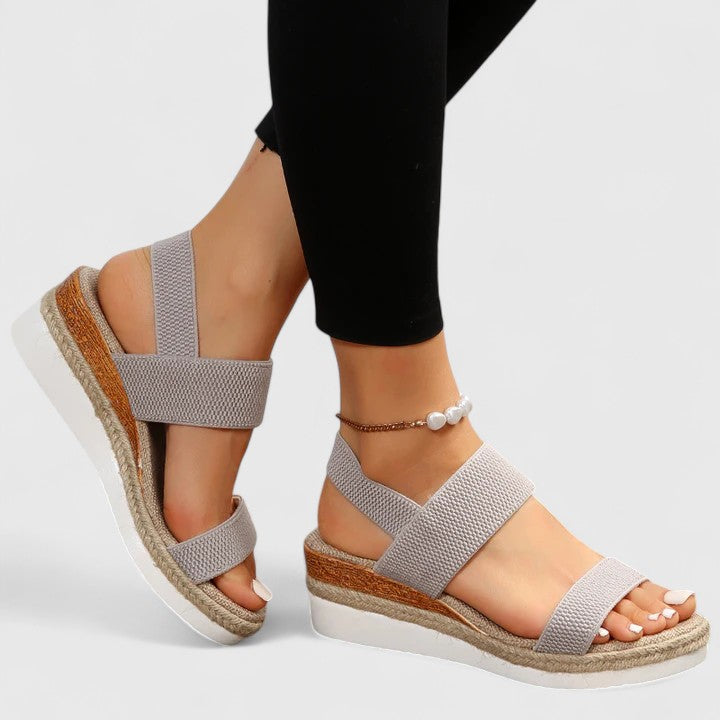 Signe | Women's Open Toe Flat Profile Sandal