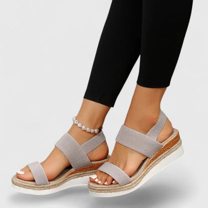Signe | Women's Open Toe Flat Profile Sandal
